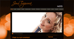 Desktop Screenshot of janatrojanova.cz